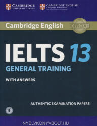 Cambridge IELTS 13 Official Authentic Examination Papers Student's Book with Answers and with Audio (ISBN: 9781108553193)