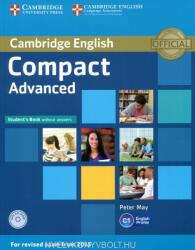 Compact Advanced Student's Book without answers with CD-ROM (ISBN: 9781107418080)