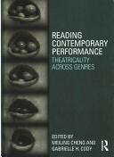 Reading Contemporary Performance - GABRIELLE CODY (ISBN: 9780415624985)