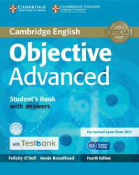 Objective Advanced Student's Book with Answers with CD-ROM with Testbank - Felicity O'Dell (ISBN: 9781107542358)