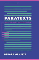 Paratexts - Gérard Genette (ISBN: 9780521424066)