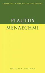 Plautus: Menaechmi - PlautusA. S. Gratwick (ISBN: 9780521349703)
