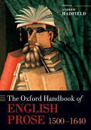 The Oxford Handbook of English Prose 1500-1640 (ISBN: 9780198778349)