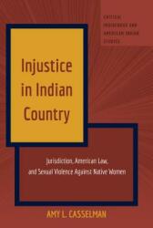 Injustice in Indian Country; Jurisdiction American Law and Sexual Violence Against Native Women (ISBN: 9781433131097)