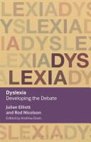 Dyslexia: Developing the Debate (ISBN: 9781474233750)