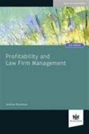Profitability and Law Firm Management (ISBN: 9781784460174)