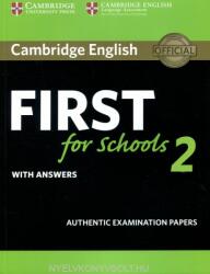 Cambridge English First for Schools 2 Student's Book with answers - Cambridge English Language Assessment (ISBN: 9781316503485)
