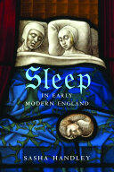 Sleep in Early Modern England (ISBN: 9780300220391)