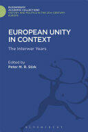 European Unity in Context (ISBN: 9781474288507)