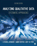 Analyzing Qualitative Data: Systematic Approaches (ISBN: 9781483344386)