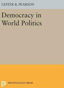 Democracy in World Politics (ISBN: 9780691653075)