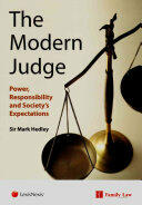 Modern Judge - Power Responsibility and Society's Expectations (ISBN: 9781784732790)
