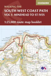 South West Coast Path Map Booklet - Vol 1: Minehead to St Ives Cicerone túrakalauz, útikönyv - angol (ISBN: 9781852849368)