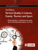 Service Quality in Leisure Events Tourism and Sport (ISBN: 9781780645452)