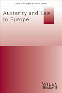 Austerity and Law in Europe (ISBN: 9781119380016)