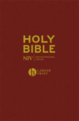 NIV Larger Print Burgundy Hardback Bible - New International Version (ISBN: 9781473651562)