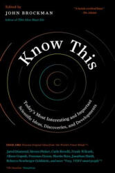 Know This - John Brockman (ISBN: 9780062562067)