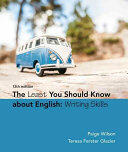 The Least You Should Know about English: Writing Skills (ISBN: 9781305960947)