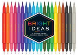 Bright Ideas: 20 Double-Ended Colored Brush Pens - Chronicle Books (ISBN: 9781452162867)
