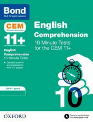 Bond 11+: CEM English Comprehension 10 Minute Tests - Christine Jenkins (ISBN: 9780192759399)