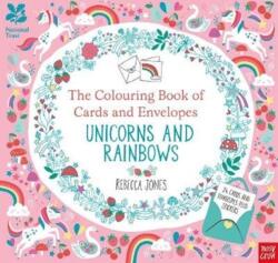 National Trust: The Colouring Book of Cards and Envelopes - Unicorns and Rainbows (ISBN: 9781788000895)