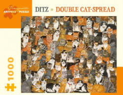Ditz Double Cat-Spread 1000-Piece Jigsaw Puzzle - Ditz (ISBN: 9780764979637)