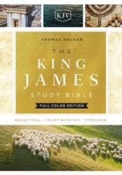 King James Study Bible, Full-Color Edition, Cloth-bound Hardcover, Red Letter - Thomas Nelson (ISBN: 9780718079154)