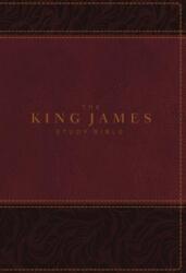 KJV, The King James Study Bible, Leathersoft, Burgundy, Red Letter, Full-Color Edition - Thomas Nelson (ISBN: 9780718079789)