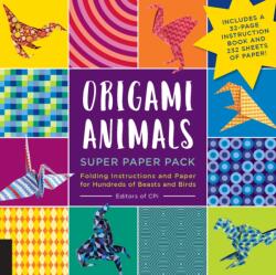 Origami Animals Super Paper Pack: Folding Instructions and Paper for Hundreds of Beasts and Birds (ISBN: 9781589239531)