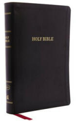 KJV Holy Bible, Giant Print Center-Column Reference Bible, Deluxe Black Leathersoft, Thumb Indexed, 53, 000 Cross References, Red Letter, Comfort Prin - Thomas Nelson (ISBN: 9780785215424)