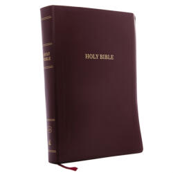 KJV Holy Bible, Super Giant Print Reference Bible, Burgundy Leather-look, 43, 000 Cross References, Red Letter, Comfort Print: King James Version - Thomas Nelson (ISBN: 9780785215622)