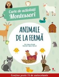 Carte de activități Montessori. Animale de la fermă (ISBN: 9786063329630)