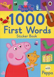 Peppa Pig: 1000 First Words Sticker Book (ISBN: 9780241294642)