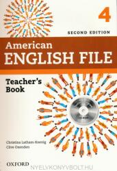 American English File 2e 4 Teacher Book: With Testing Program (ISBN: 9780194776363)
