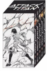 Attack on Titan, Bände 1-5 im Sammelschuber mit Extra. Bd. 1-5 - Hajime Isayama (ISBN: 9783551791641)