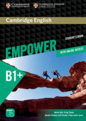 Cambridge English Empower Intermediate Student's Book with Online Assessment and Practice and Online Workbook - Adrian Doff, Craig Thaine, Herbert Puchta, Jeff Stranks, Peter Lewis-Jones, with Rachel Godfrey, with Gareth Davies (ISBN: 9781107466883)