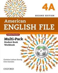 American English File: 4: Multi-Pack A with Online Practice and iChecker - Clive Oxenden, Clive Oxenden (ISBN: 9780194776288)