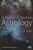 A History of Western Astrology Volume II (ISBN: 9781441181299)