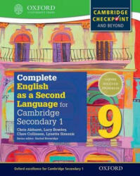 Complete English as a Second Language for Cambridge Lower Secondary Student Book 9 - Chris Akhurst, Lucy Bowley, Clare Collinson, Lynette Simonis (ISBN: 9780198378143)