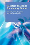 Research Methods for Memory Studies (ISBN: 9780748645954)