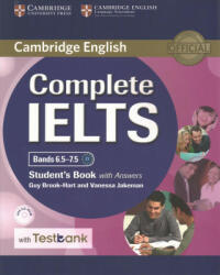 Complete IELTS Bands 6.5-7.5 Student's Book with answers with CD-ROM with Testbank - Guy Brook-Hart (ISBN: 9781316602041)