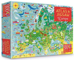 Usborne Atlas and Jigsaw Europe - Jonathan Melmoth (ISBN: 9781474948067)