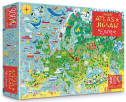 Usborne Atlas and Jigsaw Europe - Jonathan Melmoth (ISBN: 9781474948067)