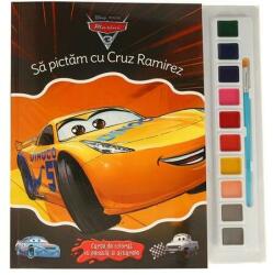 Masini 3. Sa pictam cu Cruz Ramirez. Carte de colorat cu pensula si acuarele - Disney (ISBN: 9786063325533)