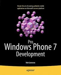 Pro Windows Phone 7 Development (ISBN: 9781430232193)