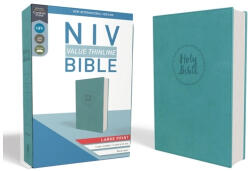 NIV, Value Thinline Bible, Large Print, Imitation Leather, Blue - Zondervan (ISBN: 9780310448556)