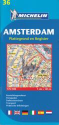 36. Amszterdam térkép Michelin 1: 12 500 (2006)