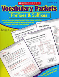 Liane B. Onish: Vocabulary Packets - Prefixews & Suffixes (ISBN: 9780545198646)