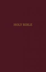 KJV, Pew Bible, Hardcover, Burgundy, Red Letter Edition - Thomas Nelson (ISBN: 9780718097561)
