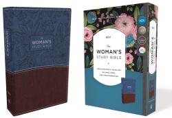 NIV the Woman's Study Bible Imitation Leather Blue/Brown Full-Color: Receiving God's Truth for Balance Hope and Transformation (ISBN: 9780785215110)